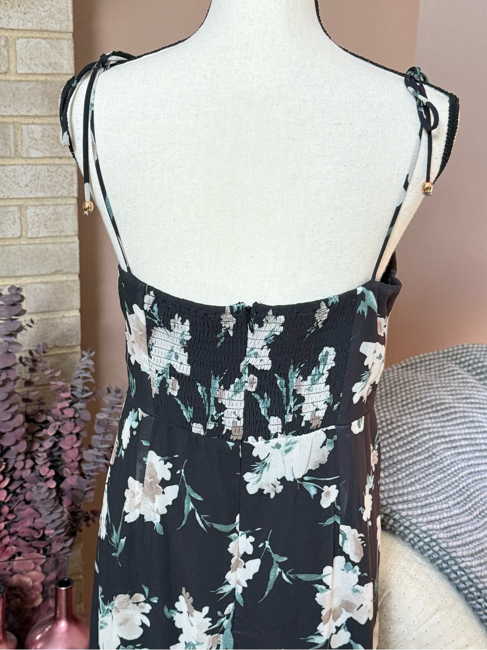 PETAL & PUP Meg Midi Dress - Black - Picture 6 of 14